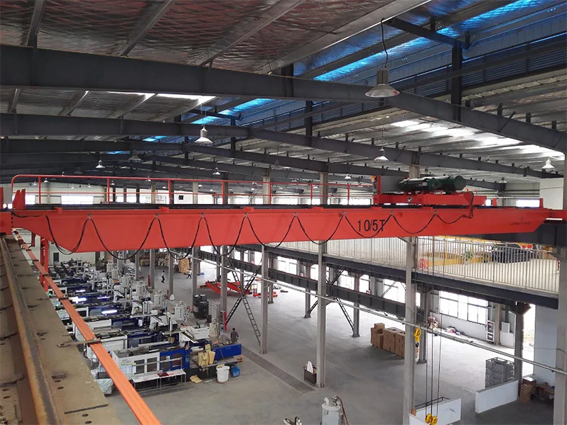 N-LH Type Double Girder Bridge Crane with Hoist Trolley image 5