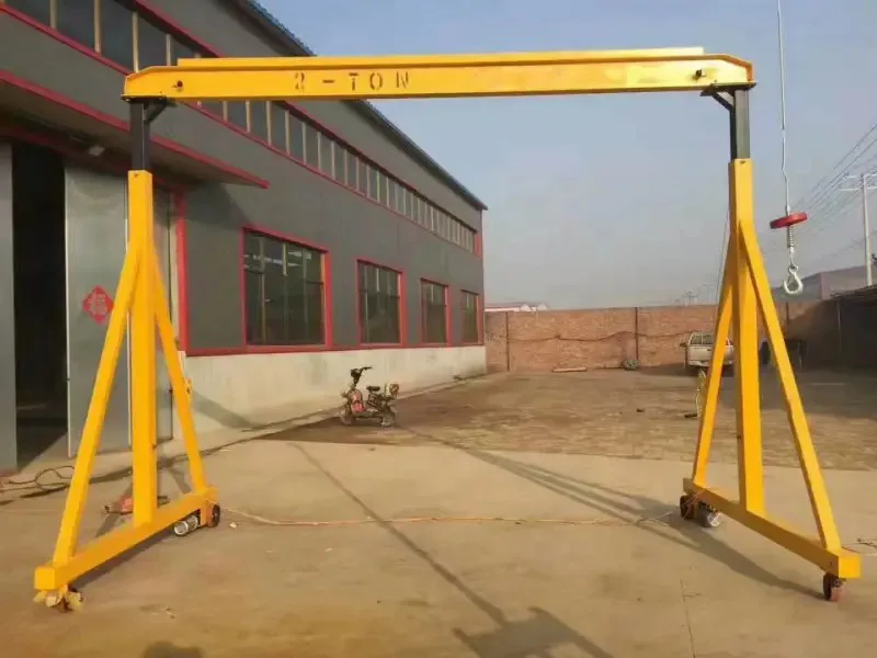 Portable Simple Mobile Gantry Crane image 5