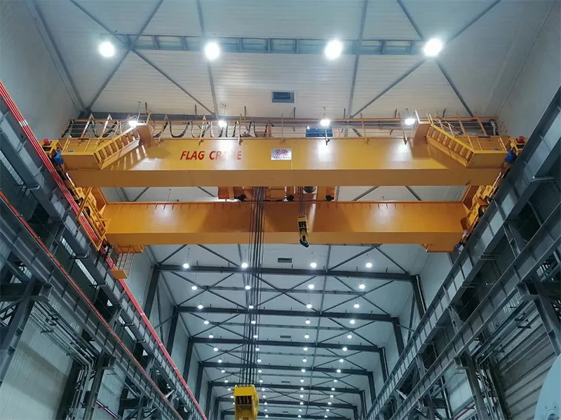 QDX Type Double Beam Electric Overhead Crane with Trolley image 4