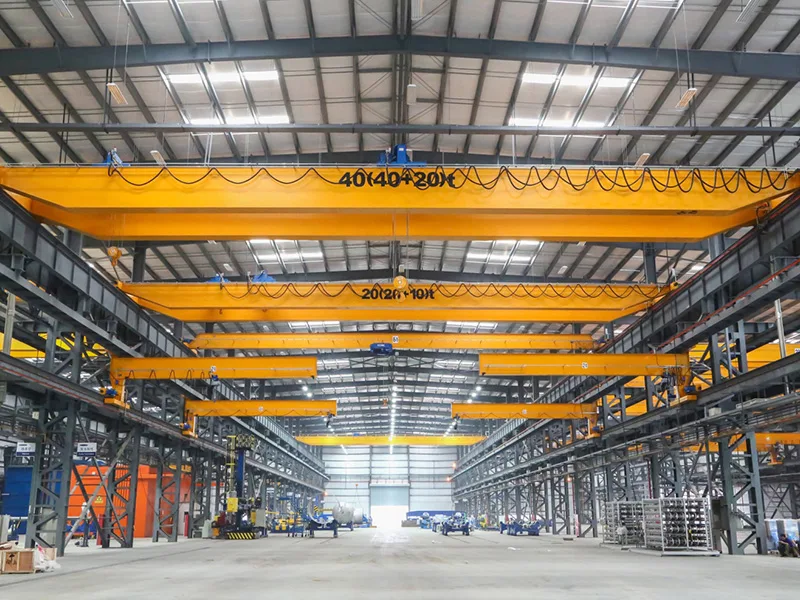 QDX Type Double Beam Electric Overhead Crane with Trolley image 5