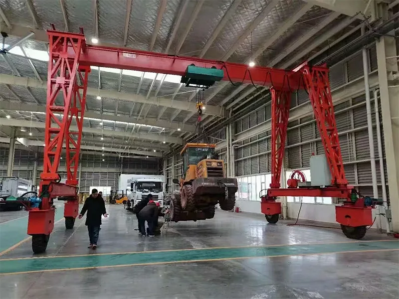 ‌RMH Type Single-Beam Tire Gantry Crane