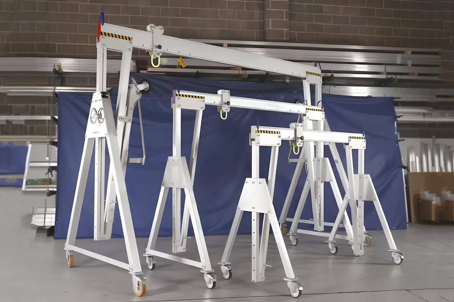 Simple Portable Aluminum Gantry Crane